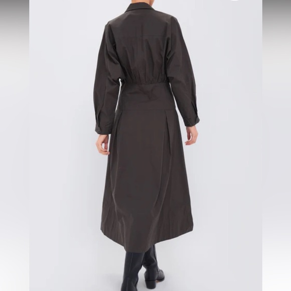 APIECE APART
Deep Olive Pietra Maxi Shirt Dress - Picture 4 of 11
